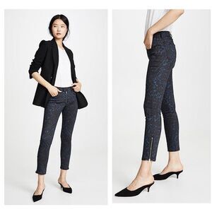 NWT Ramy Brook Kate Mid-Rise Moto Skinny Size 24